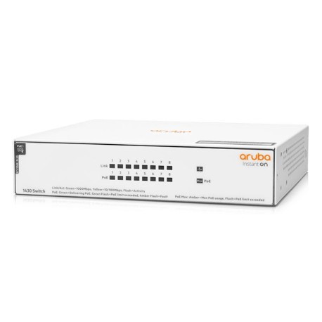 Aruba R8R46A INSTANT ON 1430 8G CLASS4 POE 64W SWITCH